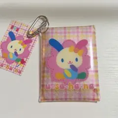 サンリオ ウサハナ クリアマルチケース 平成 ピンク 小銭入れ カードケース