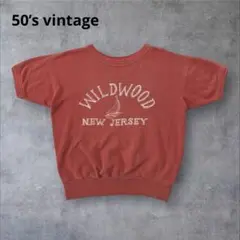 サンフェード】60s 70s オリジナル 半袖スウェット 3段 ヴィンテージ