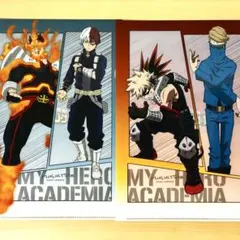 僕のヒーローアカデミア 爆豪勝己 轟焦凍 クリアファイル 2点セット