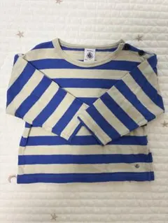 プチバトー ボーダー　ロンT 長袖Tシャツ81cm