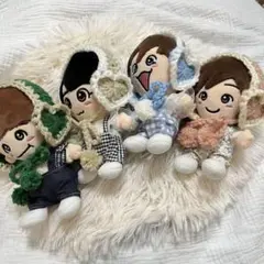 ちびぬい服　ハートイヤーマフ