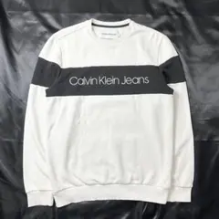 カルバンクライン　スウェット　ロゴ　ライン　Mサイズ