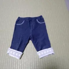 Mikihouse　Hot Biscuits ネイビー ボトムス　スパッツ 90