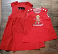 キャンディキャンディ　幼児用ワンピース　日本製　2枚セット