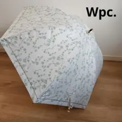 美品◆Wpc.日傘　グリーン　花