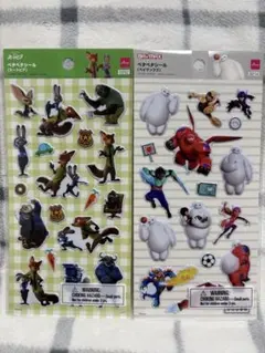 【 1点のみ 】ズートピア・ベイマックス シール2枚セット