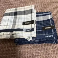 DKNY ハンカチ 2枚セット チェック柄のサムネイル
