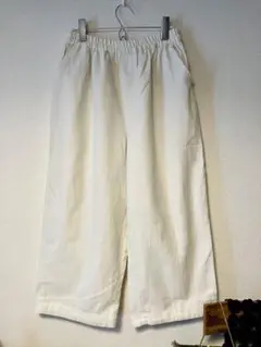 【美品】サマンサモスモス ホワイト ワイドパンツ