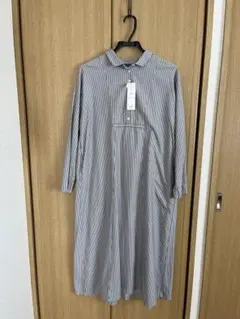 SUN VALLEY 新品タグ付き✨ オックス日本製品染襟付きワンピース