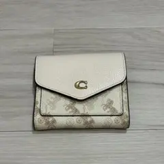 COACH 二つ折り財布 ウィン スモール ウォレット　ホースアンドキャリッジのサムネイル