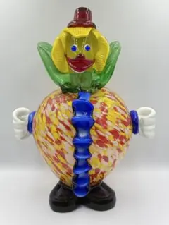 特大 H.420mm／ヴィンテージ ベネチアンガラス ピエロ オブジェ ムラーノ 特大 H.420mm／ヴィンテージ ベネチアンガラス ピエロ オブジェ