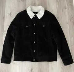 ZARA メンズ アウター スウェード調 ブラック×ホワイト 美品