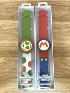 美品 USJ パワーアップバンド マリオ＆ヨッシー 2本セット - メルカリ