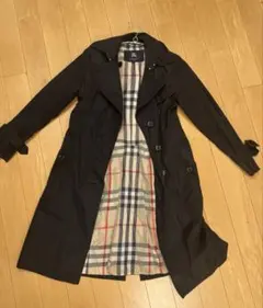 BURBERRY トレンチコート ブラック 裏地チェックのサムネイル