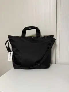 レスポートサックコラボ2WAYトートバッグ　黒