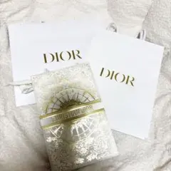 dior ショッパー　紙袋　ホリデー