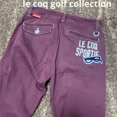 美品ルコックゴルフコレクション レディース パンツ サイズ7 ボルドーカラーのサムネイル