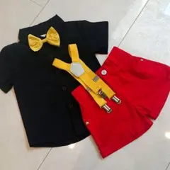 美品 ベビー ミッキー衣裳 仮装 コスプレ ディズニー 90cm