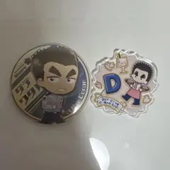 名探偵コナン 伊達航 缶バッジとアクリルマグネットのセット