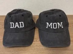 DAD MOM ペア キャップ 2点セット
