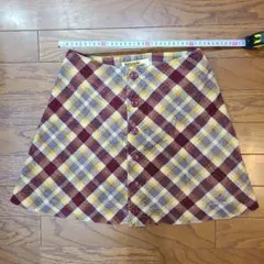 Hysteric Glamour チェック柄コーデュロイミニスカート