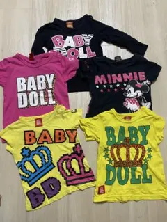 BABYDOLL 子供服 Tシャツ まとめ売り 5点セット Size 90cmのサムネイル