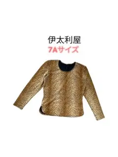 伊太利屋 長袖 トップス ヒョウ柄 ストレッチ 7Aサイズのサムネイル