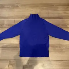 グリーンレーベルリラクシング　紫　タートルネックセーター