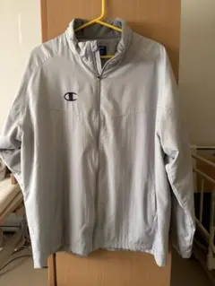 Champion グレー ナイロンジャケット