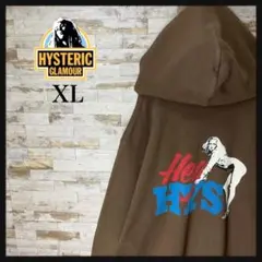 2026年最新】Hysteric Glamour カラー：ブラウン系 メンズ パーカーの
