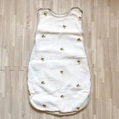 夏用　ガーゼ　スリーパー　レモン柄