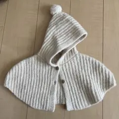 petit main ベビーポンチョ 80