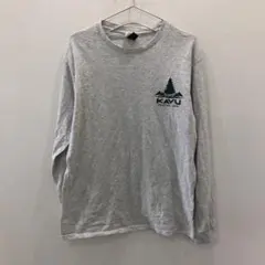 J1198 KAVU 長袖カットソー グレーメンズ M
