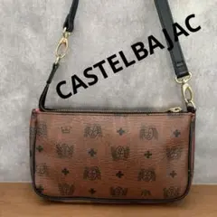 CASTELBAJAC ショルダーバッグ ブラウン 総柄のサムネイル