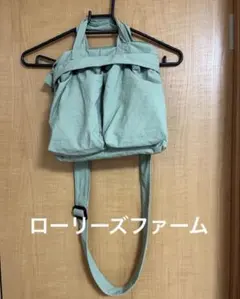 ローリーズファーム　6ポケヘルメットショルダーバッグ　グリーンのサムネイル