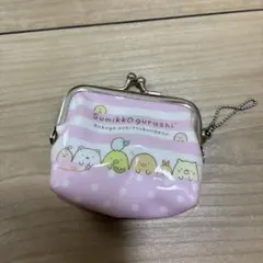 すみっコぐらし がま口 ミニ財布 ピンク
