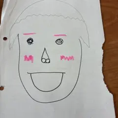 現代アートの帝王ミッチェルかける先生に書いていただいた絵