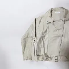 E hyphen world gallery PEACE ベージュジャケット