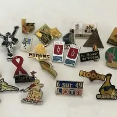 ピンバッジ　ピンズ　ビンテージ　28個まとめ売り