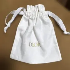 DIOR ディオール 巾着 ポーチ ホワイトのサムネイル