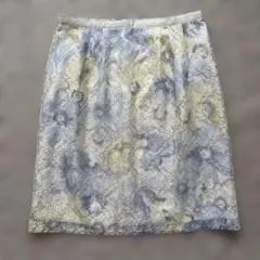 PAATTERN fiona 【美品】花柄レース　膝丈タイトスカートのサムネイル