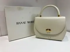 Hanae Mori アイボリー ハンドバッグ
