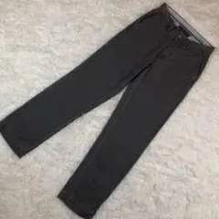 90s POLO ラルフローレン グレー S チノパン ポロチノ 古着 紺タグ