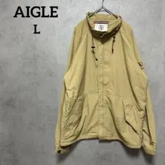美品　AIGLE エーグル　マウンテンパーカー　アウター　L メンズ