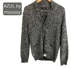 AZUL by moussy グレー カーディガン ニット セーター マウジーのサムネイル