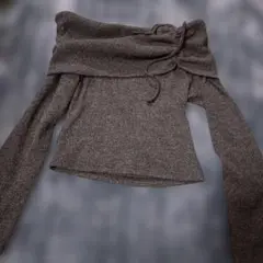 オフショル長袖