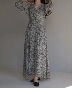 nairo フラワーカシュクールワンピース sサイズ