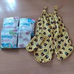 おむつ　お食事スタイ　遊び着セット