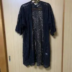 GU 半袖レースカーディガン　s