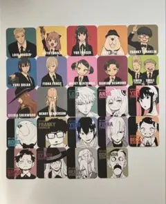 スパイファミリー展 アートコースター 全24種類 コンプリート 箱無し